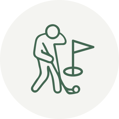Golfistas: icono representativo